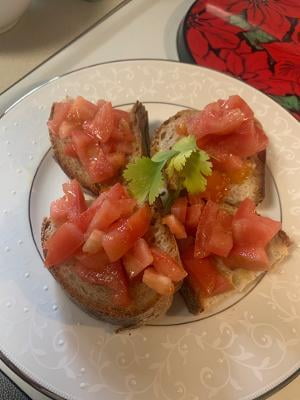 Quick & Tangy Bruschetta