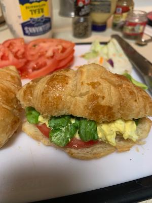 Egg Salad Croissants 